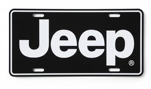 Detroit Shirt Company Jeep Logo License Plate – 6