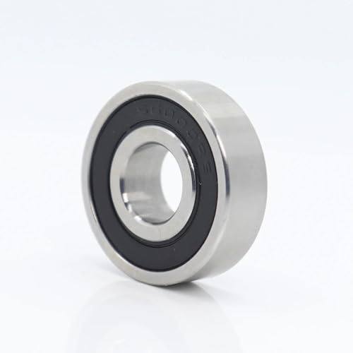 SHAFACIAL rodamientos cerámicos híbridos Rodamientos 6000 (1 Pieza) 10 * 26 * 8 mm Rueda de buje de Bicicleta Híbrida 440C Anillos de Acero Inoxidable con Bolas de cerámica Si3N4 Rodamiento S6000