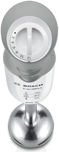 Bosch Hausgeräte MSM66150 ErgoMixx Blender Ręczny, Tworzywo Sztuczne, 20 W, Biały/Szary