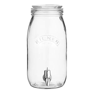 Kilner 3 Litre Drinks Dispenser with Gift Box, White