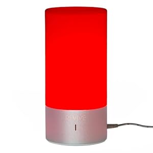 Revive – 670nm Red Light Sleep Lamp by Gamma – Melatonin Promoting Natural Sleep Aid, Bedroom & Nursery Nightlight