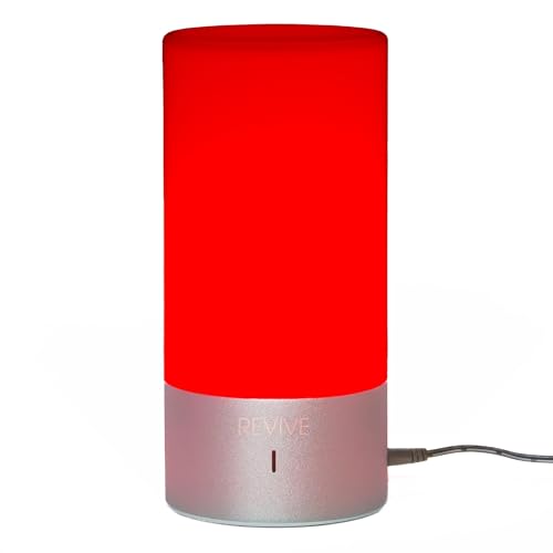 Revive – 670nm Red Light Sleep Lamp by Gamma – Melatonin Promoting Natural Sleep Aid, Bedroom & Nursery Nightlight