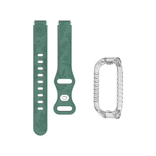 Bracelet montre silicone 2 motifs étui TPU boucle montre