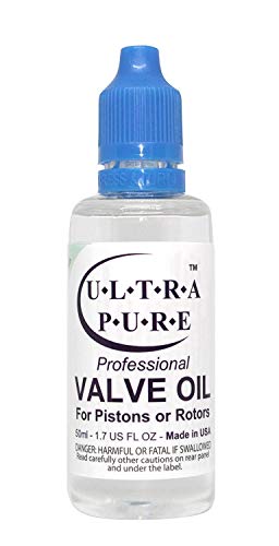 Ultra-Pure Professional Valve Oil 1.7 oz for Trumpet and all brass instruments