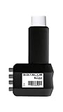 GigaBlue Ultra Rocket Quad LNB 0.1dB para 4 participantes conexión Directa 4asignatura Full HD TV 3D 4K + Wetterschutz ausziehbar
