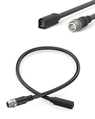 Image of WUKUR Cord for 720074-12 AS EC QDE 12 Ethernet Adapter Cable Compatible with Humminbird Fish Finders Helix 7, Helix 8, Helix 9, Helix 10, Helix 12, Helix 15 Models, Length 12.8 inches
