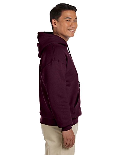 Image of Gildan Men's Heavy Blend Drawcord Hooded Sweatshirt, Safety Pink