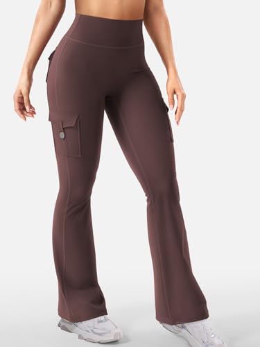 Image of YEOREO CoreFlex Women Workout Flare Leggings