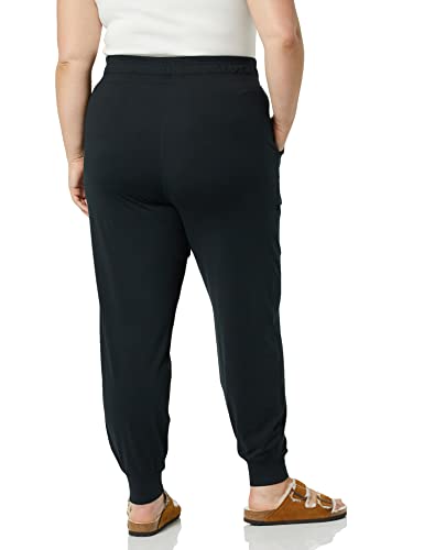 Amazon Essentials Athletic Pants for Women, Brushed Tech Stretch Lounge Joggers, Plus Size Available3