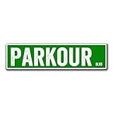 Photo Gallery parkour blvd targa in metallo per garage, soggiorno, bagno, giardino, decorazione artistica per la casa, poster regalo, 10 x 40 cm Photo Gallery parkour blvd targa in metallo per garage, soggiorno, bagno, giardino, decorazione artistica per la casa, poster regalo, 10 x 40 cm