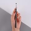 Brocha para delineador de ojos fina y angulada - Brocha de maquillaje para delineador de gel de precisión PRO - Punta plana ultrafina inclinada - Cerdas sintéticas premium libres de crueldad (E835) 4