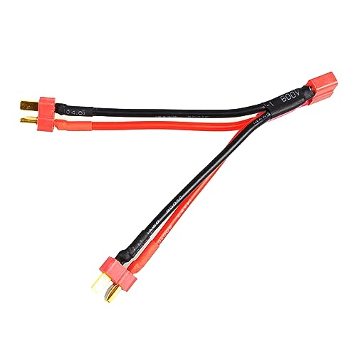Conector adaptador de enchufe en T, 1 hembra a 2 macho, dos dispositivos simultáneamente con este conector de batería de Liion
