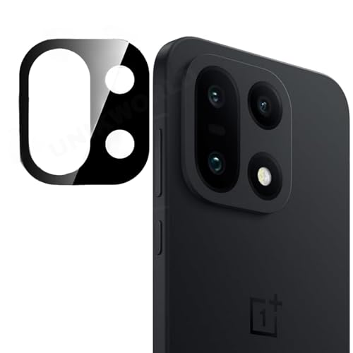 Image of 4youquality Back Camera Lens Protector Compatible with OnePlus 15 5G Black (1 Pack) | 9H Tempered Glass Camera Guard | Military-Grade Anti Scratch Protection | Ultra Clear HD Lens Film | Bubble-Free Easy Installation | Case Friendly
