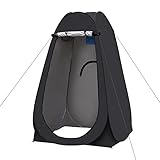 Tente d'intimité extérieure : cette tente à langer portable est principalement fabriquée en tissu polyester 190T de haute qualité. Revêtement intérieur argenté résistant aux UV, finition opaque, protection solaire UPF 50+. Cette tente de camping est une excellente tente privée pour la douche, le change et les toilettes.