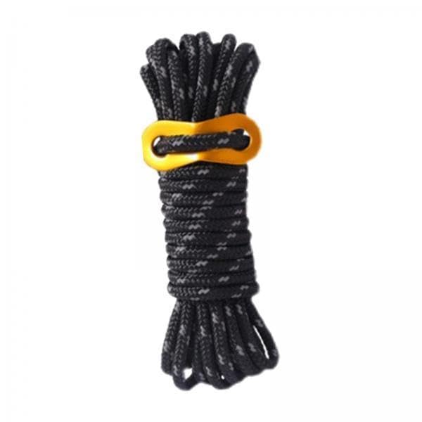 CALANDIS™ 2xGuy Lines Tent Cord with Adjuster 5mm 13ft for Tent Tarp Black | Tent & Canopy Accessories | Tents & Canopies | & Hiking | Outdoor Sports-image-10