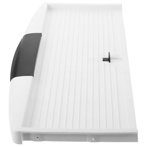 MOBUTOFU Bandeja para Teclado de Ordenador Deslizante Soporte Debajo del Escritorio, Plataforma de Plástico Abs Resistente y Ahorro de Espacio para Oficina