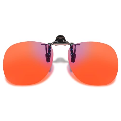 YYTECH Lunettes de jeu clipsables avec filtre anti-lumière bleue - Protection UV400, rabattables pour gamers et e-sports, contre la fatigue oculaire...