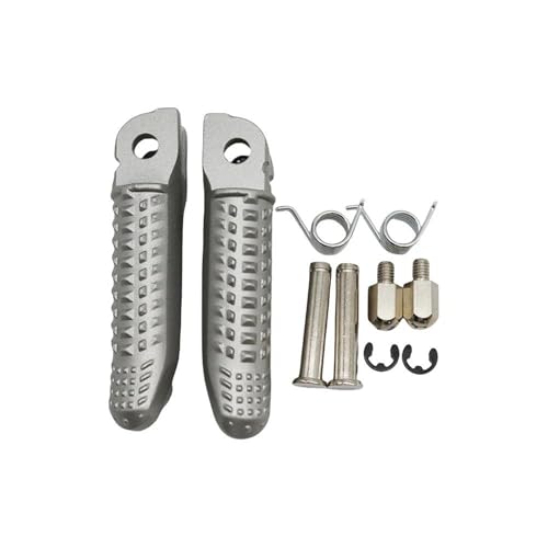 Repose-pieds avant argentés pour moto S1000RR M1000RR F900R et HP4