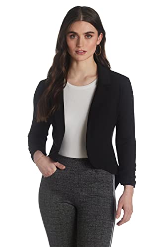 Hybrid & Company Womens Casual Work High Low Blazer Jacket - JK455903