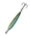 Live Bait Metal Jigs 1oz, 16 Pcs #4 Yellowtail Color for Saltwater & Freshwater Fishing, Ideal for Tuna...