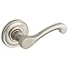 Baldwin 5445V150LMR Satin Nickel Individual Classic Estate Lever Without Rosettes
