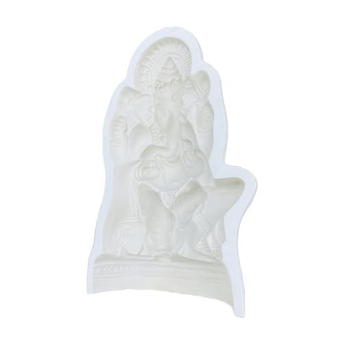 Image of Ganesha Idol Making Mold - Hight 7.5 inch Art Sculpture Mould for Clay, and Eco-Friendly Idols