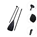 Paddle Board Paddle Kayak Paddle 3 Sections Easy Assembly Disassembly Oar Adjustable Detachable Practical Portable SUP Paddle, No Textured