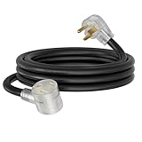 RVGUARD 250V 20 Feet Welder Extension Cord, Heavy Duty 8 AWG NEMA 6-50 STW Welding Cord with Power Indicator End, ETL Listed