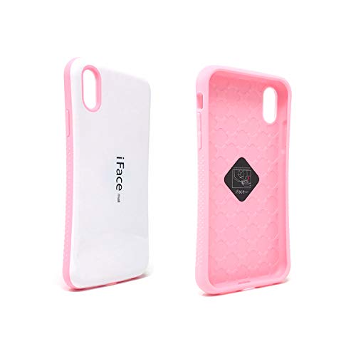 ホワイト版 iFace mall iPhone XR 互換品 ケース アイフォンXR カバー アイフェイス モール TPU 耐衝撃 耐摩擦 (ライトピンク)