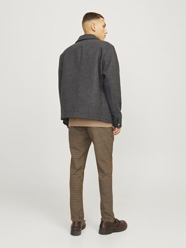 JACK&JONES Herren Jprblurussel Wool Blend Jacket Sn Jacke, Black/Detail:Houndstooth, M – Ansicht 3