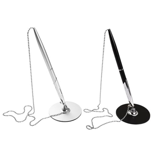Stylo de signature vertical multifonction à écriture fluide pour comptoir