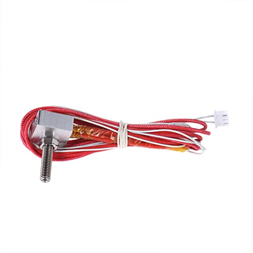 YIWEOG DIY Caliente Fin Kit Boquilla 0,4 mm y 30 mm M6 Extrusora Cuello y 12V 40W Calentador y NTC 3950 termistor y Aluminio Calentador de Bloque Durante RapRep i3 reemplazo Impresora Anet A2 A8 3D