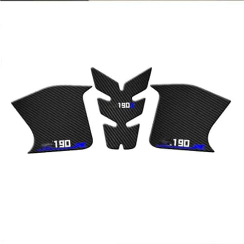 Protecteur tampon réservoir moto haute résistance look carbone 3D