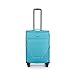 Produktbild Stratic Strong Koffer Weichschale Reisekoffer Trolley Rollkoffer Handgepäck, TSA Kofferschloss, 4 Rollen, Erweiterbar, Größe M, Petrol