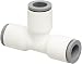 Legris 6304 56 00WP2 LIQUIfit Push-to-Connect Fitting, Union Tee, 1/4" Tube OD