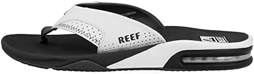 Reef Men’s Flip Flop Sandals, Grey White, womens 10, Grey White, womens 10