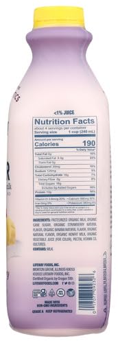 Bfysyo 0017077092326 Lifeway Organic Strawberry Banana Whole Milk Kefir thumb #2