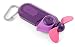 O2COOL Sport Carabiner Misting Fan, Purple
