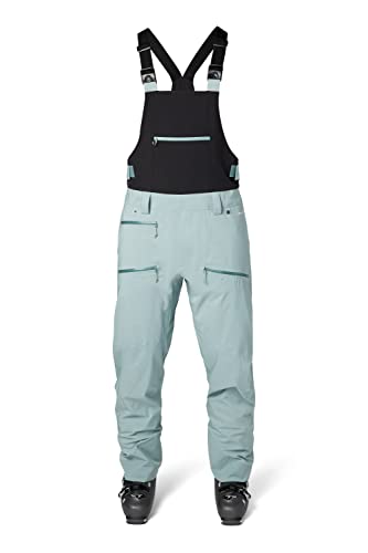 Flylow Men's Smythe Bib Waterproof Breathable Ski and Snowboard Pants - Sage - X-Large