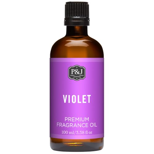 Image of P&J Fragrance Oil - Violet Scent 100ml - Candle Scents, Soap Making, Diffuser Oil, Fresh Scents