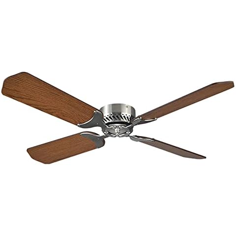 LaSalle Bristol 410TSDC36BNOKCY Light Ceiling Fan 36" 12V Brushnickel/Oak/Cherry Blade (Revrs) Cover