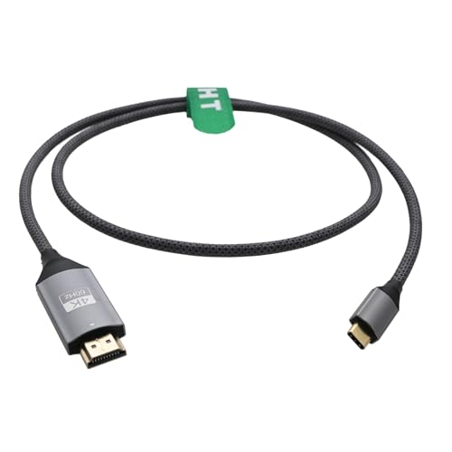 HangTon USB-C - HDMIP[u 4K 60Hz m[gp\R gѓdb ^ubg - HD TV j^[ vWFN^[fBXvCp iPhone 15/16 MacBook Pro/Air Galaxy S24p O[ ґg 
