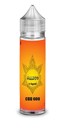 crystalcbd Mango Elite cbd 600mg 50ml Sabor de Mango - Liquido para Cigarrillo electronico E-Liquid SIN NICOTINA no nicotina no Tabaco