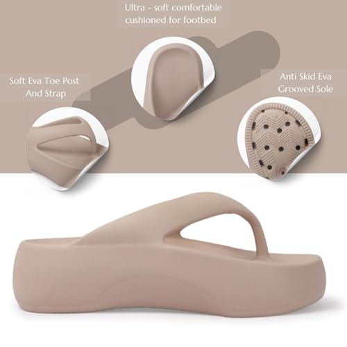 Image of TRASE Casual Slippers For Women, Flip Flops for Daily Use, Soft and Comfortable
