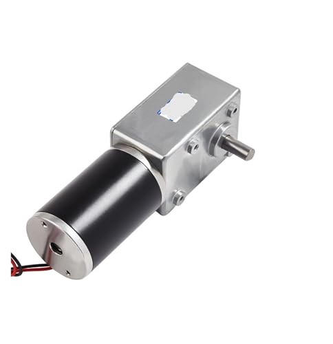 Moteur réducteur à vis sans fin CC à couple élevé et faible vitesse 24V