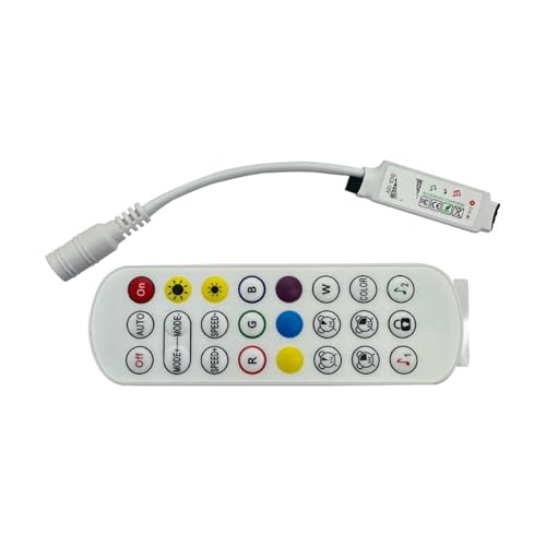 Controlador de música sofisticado de 24 teclas y tira de luz LED 5050RGB premium 3