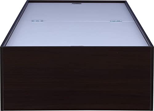 Image of CASPIAN Furniture Engineered Wood Single Bed Cum Deewan with Box Storage (30 inch) || Portable Wooden Bed || Bed with Storage for Home Bedroom (L*B*H - 74 * 32 * 16 INCH)