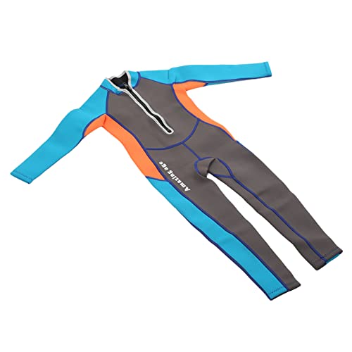 Kids Wetsuit, Keep Warm Bright Color Long Sleeve Kids Wetsuit Long Sleeve Sun Proof for Water Sports (Size 6)