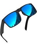 grinderPUNCH XL Polarized Men's Oversized Sunglasses, Big Heads Wide Face Large Head Fit Sports Driving Fishing Extra Wide Blue Sunglasses