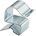 Panduit PSC4C Cable Clip for 0.38"-0.44" Flexible Cable on 3/16"-9/32" Flange, High Carbon Steel, Silver (Pack of 100)